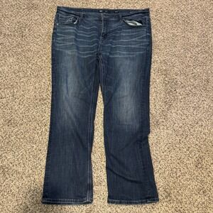 BKE Derek Jeans Mens 40x32 Mid Blue Stretch Denim Straight Leg Multi Pockets